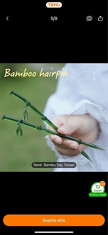 Bambu çin çubuğu