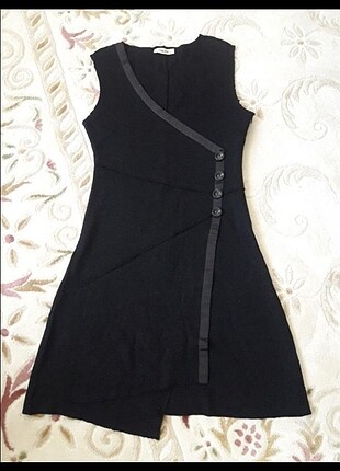 Asimetrik gotik y2k elbise
