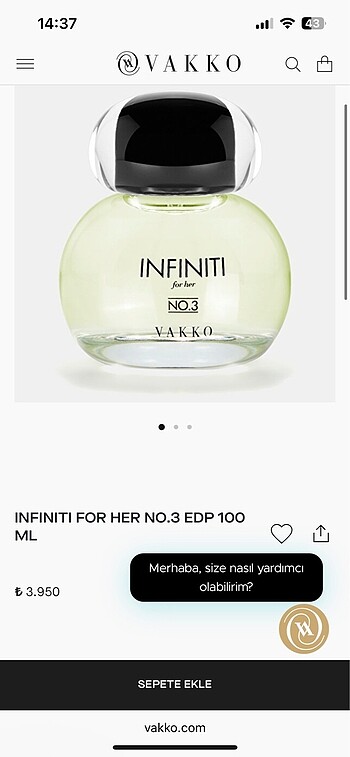 vakko infiniti parfüm no 3 - Görsel 3