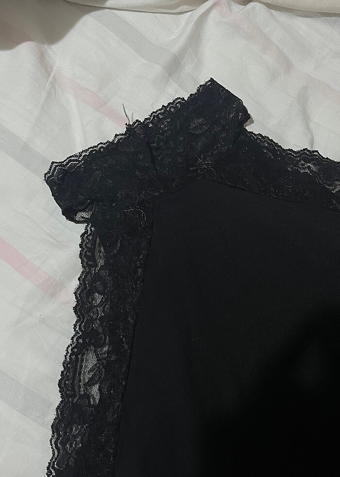 dantel gothic bluz - Görsel 4