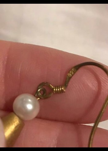 Accessorize Uzun Mor Boncuklu Bohem Küpe 925 ayar