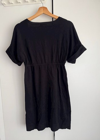 Siyah Tunik, Kısa Kollu, Midi Boy - Görsel 4