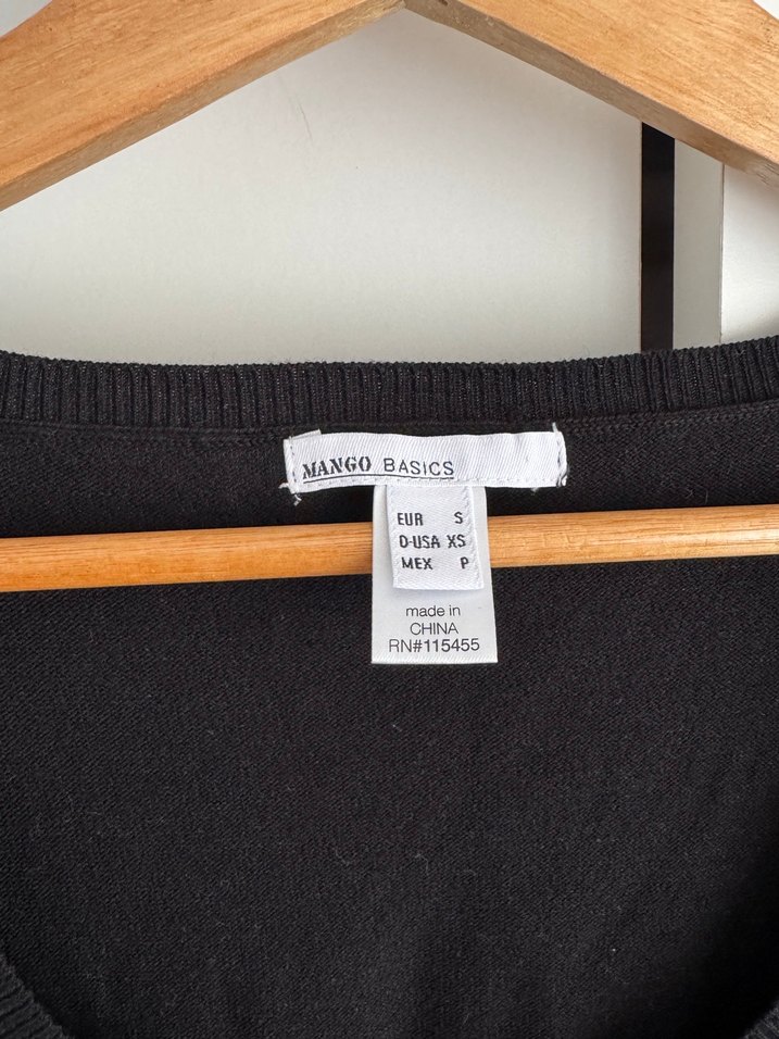 Siyah Tunik, Kısa Kollu, Midi Boy - Görsel 2