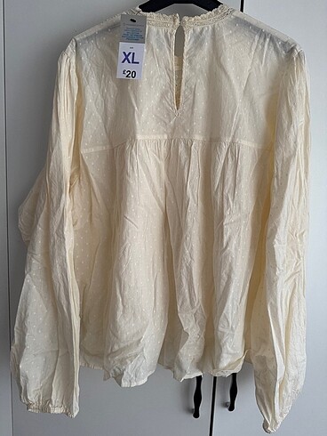 xl Beden beyaz Renk Primark bluz