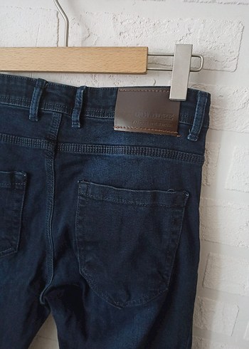 Koyu Lacivert Kadın Denim Pantolon - Görsel 3