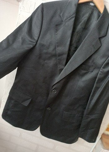 Kigili Siyah Düğmeli Erkek Ceket - Görsel 5