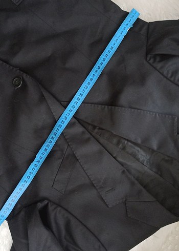 Kigili Siyah Düğmeli Erkek Ceket - Görsel 10