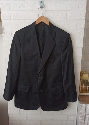 Kigili Siyah Düğmeli Erkek Ceket - Görsel 3