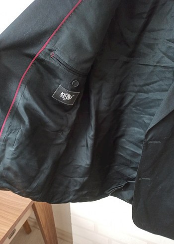 Kigili Siyah Düğmeli Erkek Ceket - Görsel 8