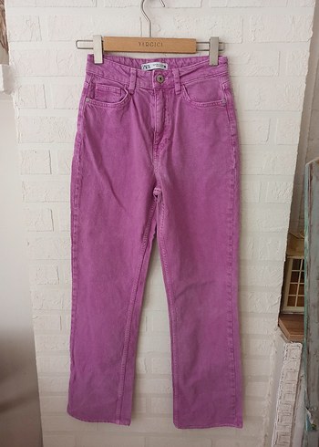 Zara Zara pembe Jean Pantolon