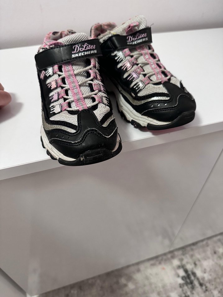 Kız Çocuk Pembe Yılan Desenli Spor Ayakkabı - Görsel 4