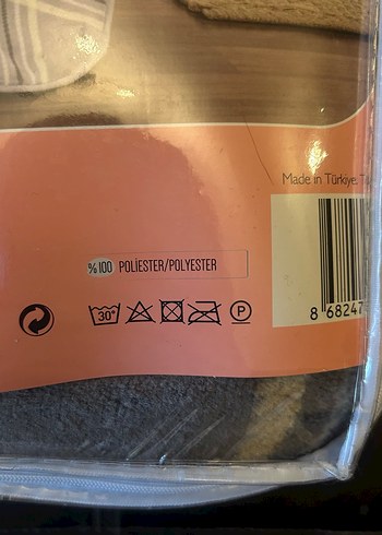 Taç Gri Ekoseli Baskılı Nevresim Takımı - Görsel 4