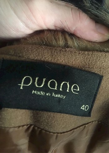 Kahverengi kapüşonlu kaban - Görsel 7