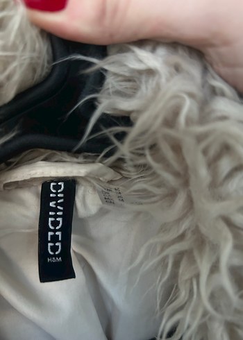 H&M Midi Kürk Kaban - Görsel 4