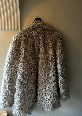 H&M Midi Kürk Kaban - Görsel 3