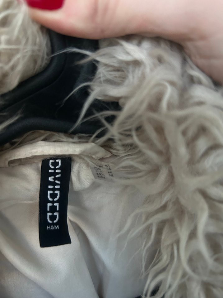 H&M Midi Kürk Kaban - Görsel 4