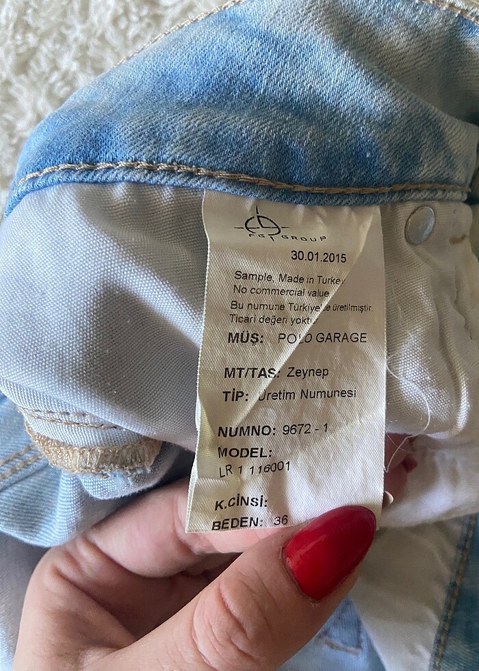 Y2K Denim Şort - Görsel 5