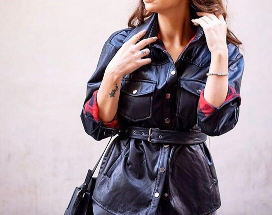 Zara model deri ceket