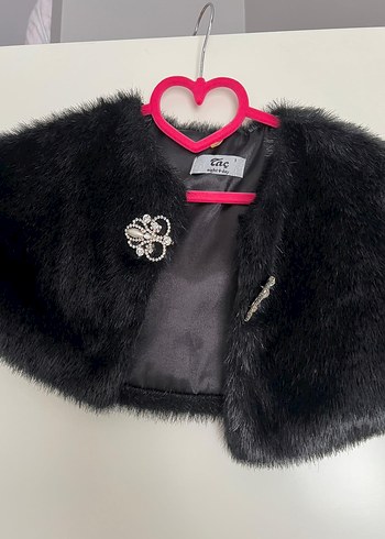 Siyah Kürk Detaylı Midi Kadın Ceket - Görsel 2