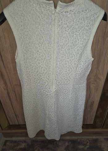 Dantel Detaylı Kolsuz elbise - Görsel 3