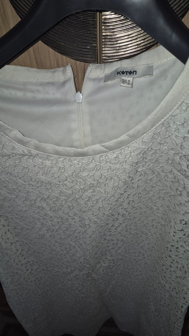 Dantel Detaylı Kolsuz elbise - Görsel 2