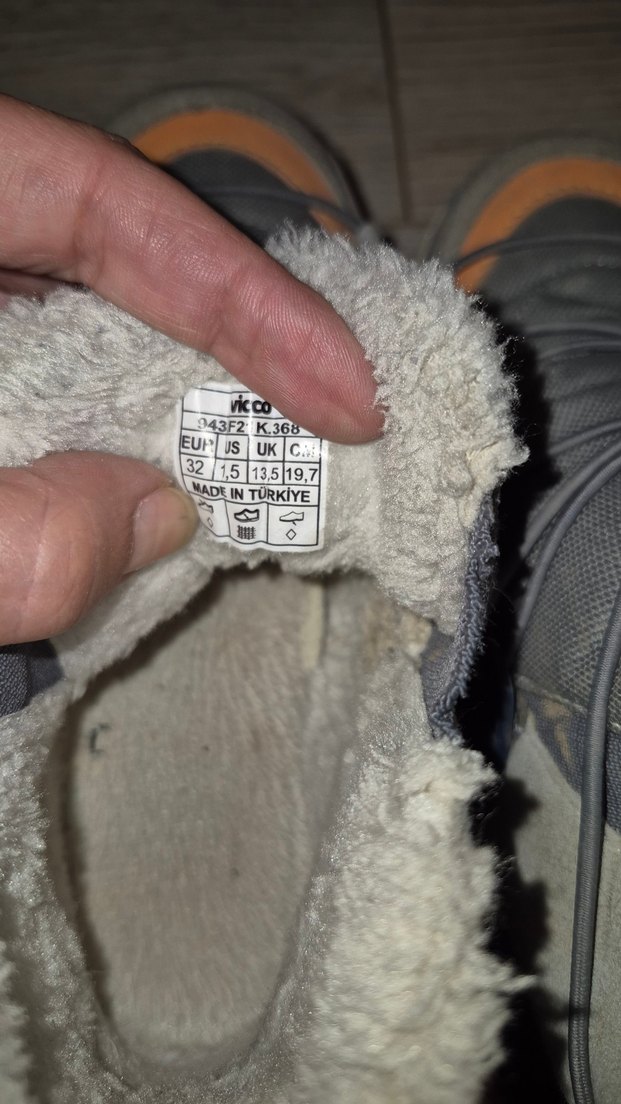 Gri Erkek Çocuk Botu Velcro Bağcıklı - Görsel 3