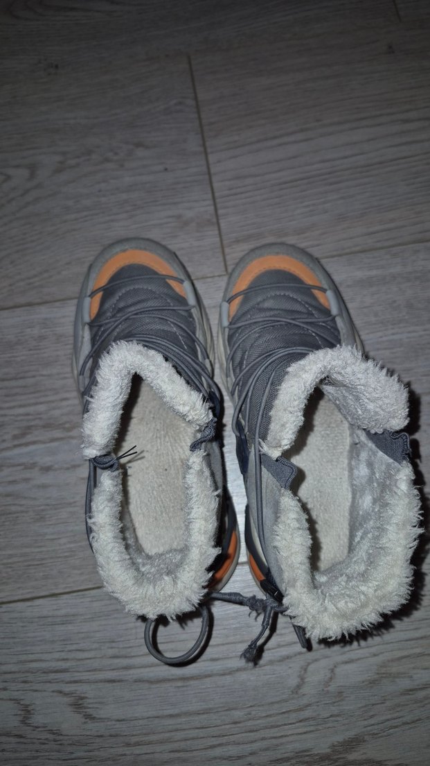 Gri Erkek Çocuk Botu Velcro Bağcıklı - Görsel 2