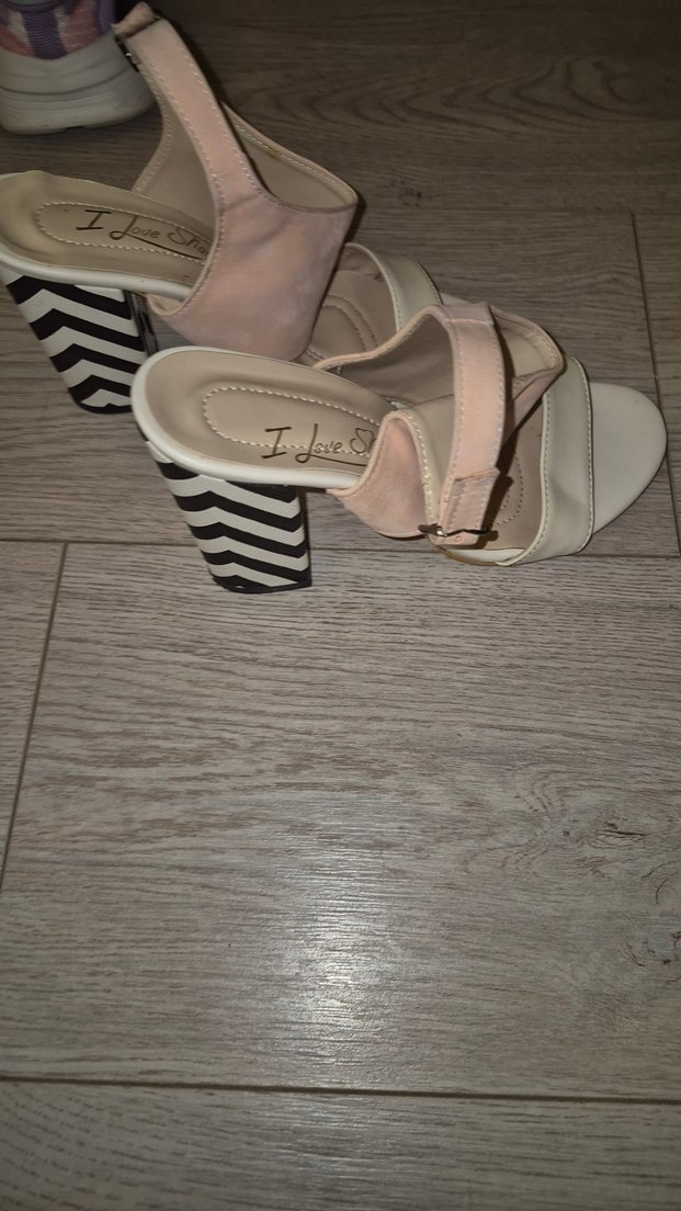 Bej Kadın Dolgu Topuklu - Görsel 4