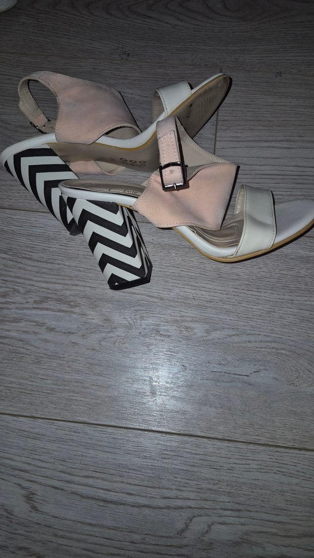 Bej Kadın Dolgu Topuklu - Görsel 3