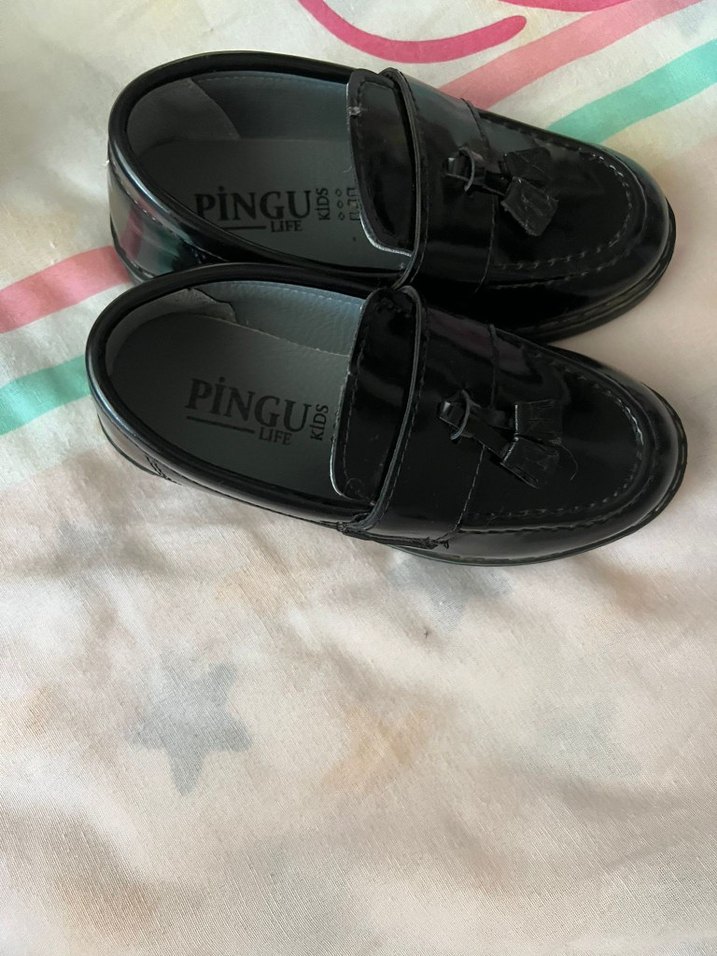 Klasik Siyah Erkek Çocuk Özel Ayakkabı - Görsel 2