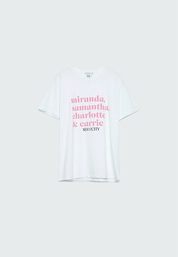 Stradivarius yazılı tshirt
