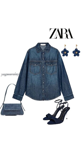 Zara Denim Gömlek