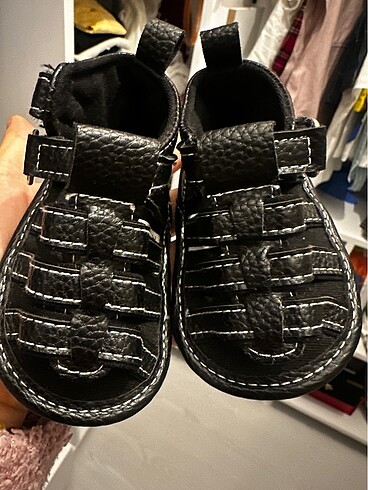 Çok tarz bebek deri sandalet - Görsel 3