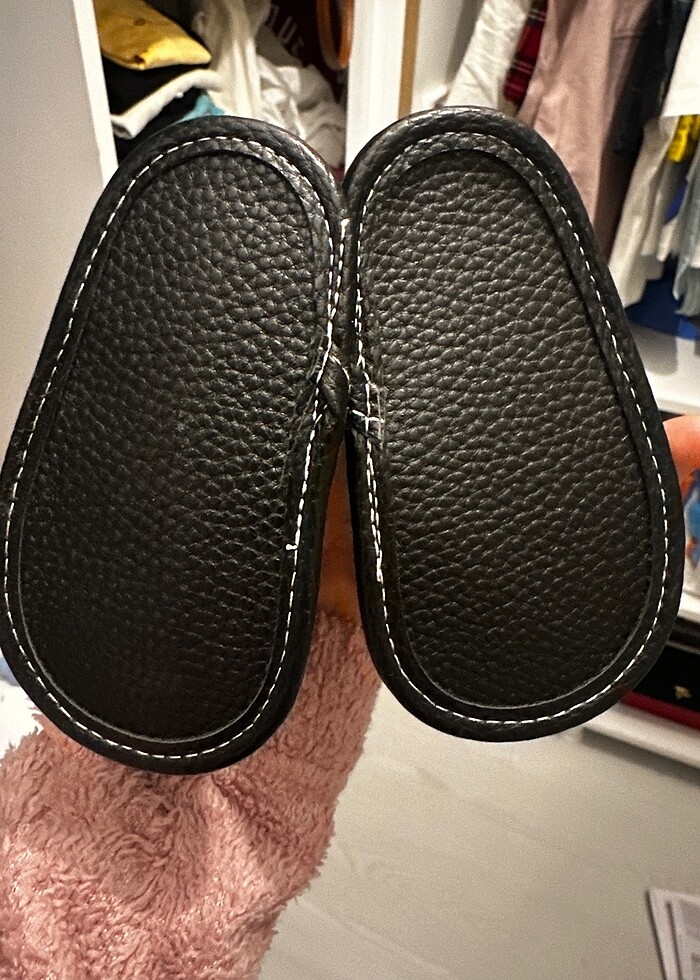 Çok tarz bebek deri sandalet - Görsel 2