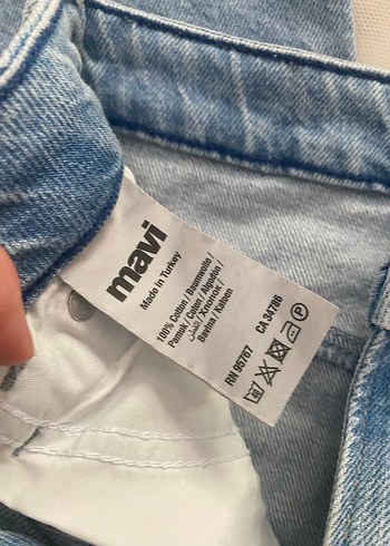 30 Beden mavi Renk Mavi Jean Pantalon