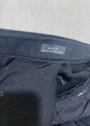 Mavi Siyah Kadın Slim Fit Kot Pantolon - Görsel 2