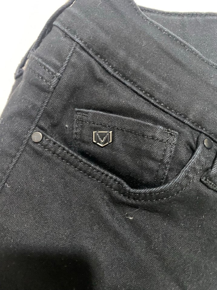 Mavi Siyah Kadın Slim Fit Kot Pantolon - Görsel 4