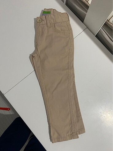 Limon Bej kanvas pantalon