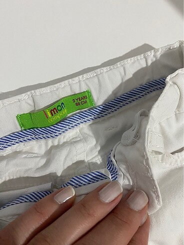 Limon Company Beyaz Canvas pantolon