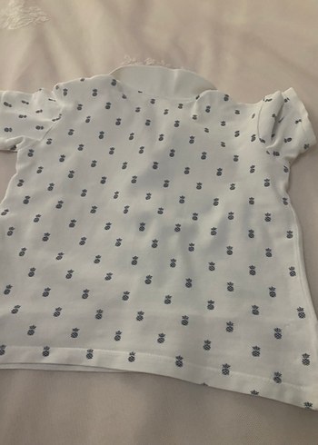 Erkek Çocuk Beyaz Düğmeli Polo Tişört - Görsel 5