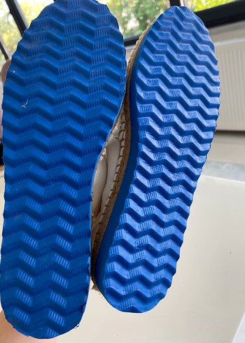 Beyaz Keten Kadın Dolgu Topuklu Espadril - Görsel 3