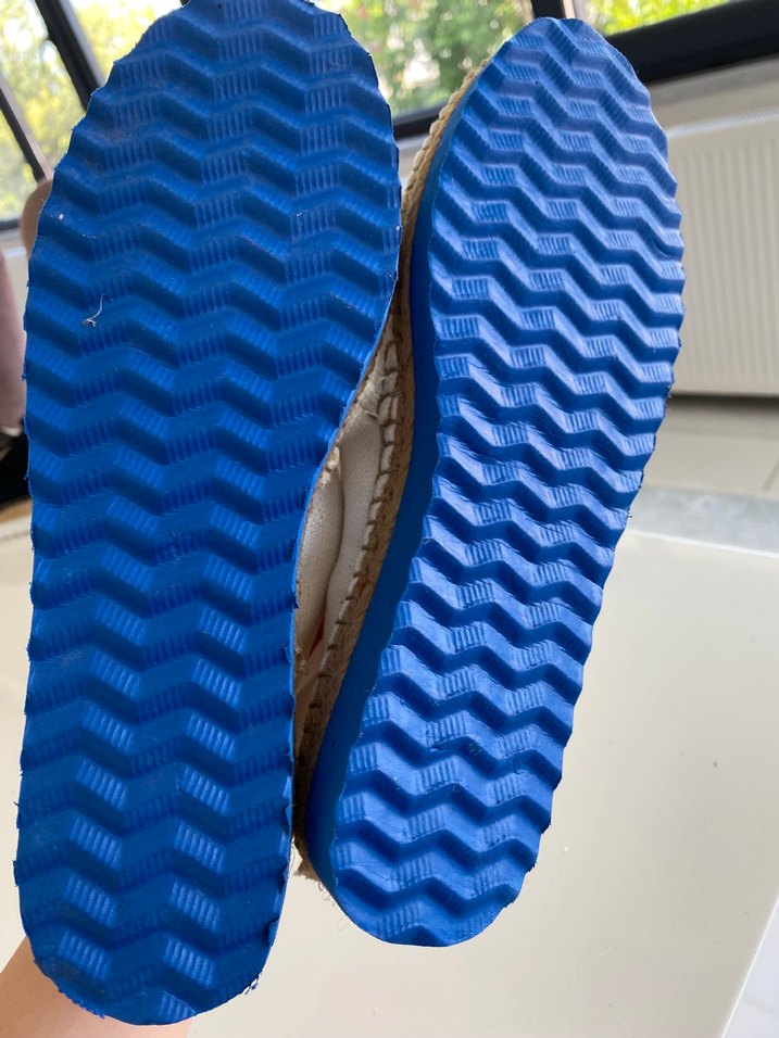 Beyaz Keten Kadın Dolgu Topuklu Espadril - Görsel 3