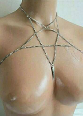 Beden Gotik Punk Y2k Vücut Zinciri beğeni takip