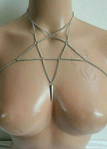 Gotik Punk Y2k Vücut Zinciri beğeni takip 