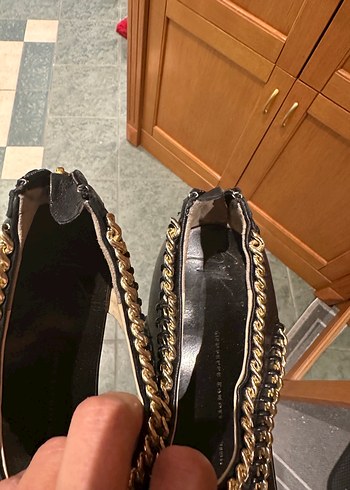 Giuseppe Zanotti Giuseppe zanotti Zincir Detaylı Deri Sandalet