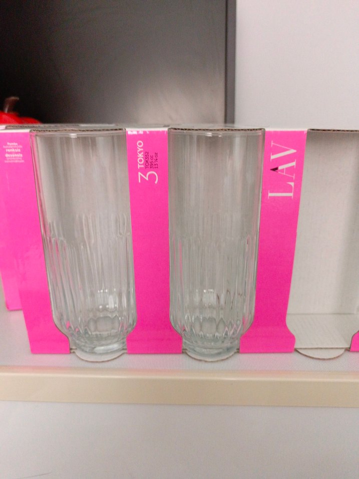 Pembe Kutuda 5 Parça Uzun Bardak Seti - Görsel 2