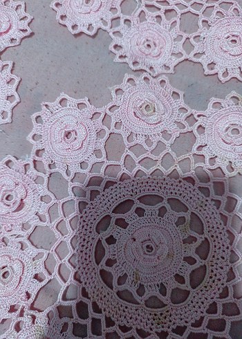 Pembe Bohem Dantel Motifler - Görsel 3