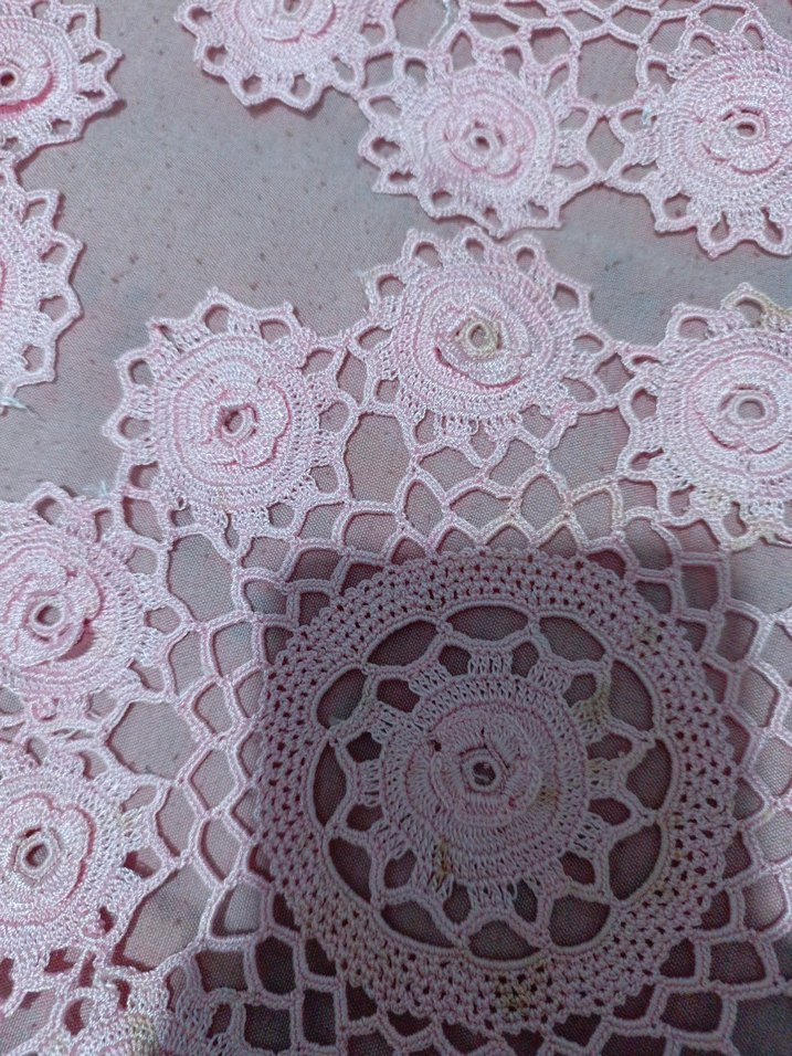 Pembe Bohem Dantel Motifler - Görsel 3