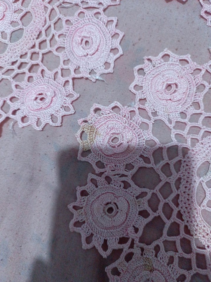 Pembe Bohem Dantel Motifler - Görsel 4