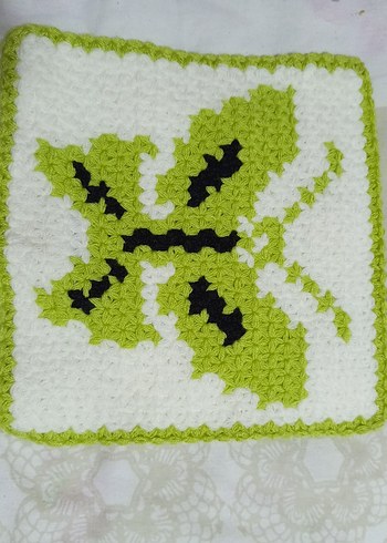 Yeşil Desenli Banyo Süngeri - Görsel 2